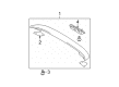 Toyota Yaris Spoiler Diagram - 76085-52921