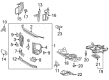 Toyota 4Runner Front Cross-Member Diagram - 57104-35061