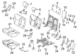 Toyota Prius V Armrest Diagram - 72830-47140-G1