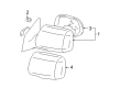 Toyota Yaris Car Mirror Diagram - 87910-52680