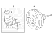 Toyota Tacoma Brake Master Cylinder Diagram - 47025-04054