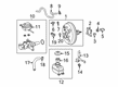 Toyota Brake Booster Vacuum Hose Diagram - 44750-08090