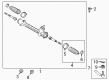 Toyota Prius C Rack And Pinion Diagram - 45510-52351
