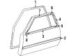 Toyota Corolla Door Seal Diagram - 67861-12470