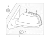 2012 Toyota Tundra Car Mirror Diagram - 87940-0C271-D1