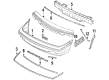 1992 Toyota Corolla Bumper Diagram - 52119-02040-B0