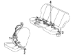 1984 Toyota Corolla Seat Belt Diagram - 73220-12450-03