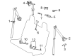Toyota RAV4 Prime Seat Belt Diagram - 73210-0R080-C3