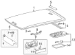 Toyota Supra Dome Light Diagram - 81260-14080-B6