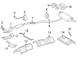 Toyota Crown Muffler Diagram - 17430-25400