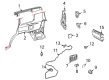 Toyota Land Cruiser Fuel Door Diagram - 77350-60090