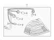Toyota Avalon Light Socket Diagram - 81555-07030