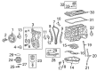 Toyota Timing Chain Guide Diagram - 13566-0V011