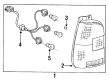 Toyota Corolla Back Up Light Diagram - 81561-13340