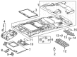 Toyota Highlander Dome Light Diagram - 63650-0EA50-C0