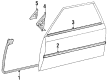 Toyota Celica Door Seal Diagram - 67862-20250