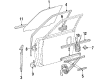 Toyota Tercel Window Run Diagram - 68141-16040