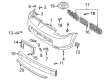 Toyota MR2 Spyder Emblem Diagram - 75441-16280