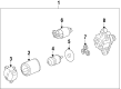 Toyota Matrix Starter Solenoid Diagram - 28150-37050