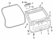 Toyota RAV4 Prime Weather Strip Diagram - 67881-0R050