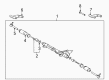 Toyota Drag Link Diagram - 45503-69025