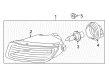 2003 Toyota Corolla Fog Light Diagram - 81220-02060