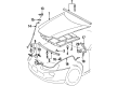 Toyota Hood Diagram - 53301-14340