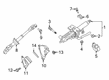 Toyota RAV4 Prime Steering Column Diagram - 45250-07191