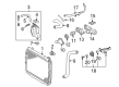 Toyota Tundra A/C Idler Pulley Diagram - 16630-50020