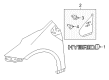 Toyota Prius AWD-e Emblem Diagram - 75374-47150