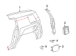 Toyota FJ Cruiser Fuel Door Diagram - 77350-35060