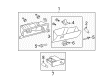Toyota Avalon Glove Box Diagram - 55303-07010-C0