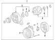 Toyota Alternator Bearing Diagram - 90068-10222