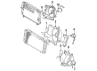 Toyota MR2 Fan Shroud Diagram - 16712-74010
