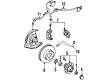 Toyota T100 Backing Plate Diagram - 47704-34020