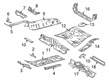 Toyota Corolla Front Cross-Member Diagram - 57452-02140