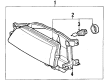 1990 Toyota Camry Headlight Diagram - 81101-03010