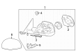 Toyota Sequoia Mirror Cover Diagram - 87945-0C100-G1