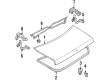 Toyota Cressida Trunk Lid Latch Diagram - 64610-22110