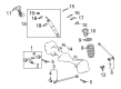 Toyota Land Cruiser Bump Stop Diagram - 48306-60221