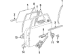 Toyota Tercel Window Run Diagram - 68142-16030