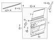 2017 Toyota Sienna Door Seal Diagram - 67887-08030
