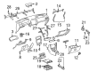 Toyota Corolla Glove Box Diagram - 55550-02030-B1