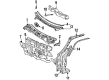 Toyota Tercel Dash Panels Diagram - 55101-16460
