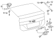 Toyota Prius Plug-In Trunk Lid Latch Diagram - 69350-47042