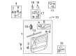 2020 Toyota Sequoia Armrest Diagram - 74220-0C020-B0