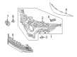 2022 Toyota Camry Grille Diagram - 53102-06300
