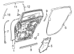 Toyota Mirai Door Seal Diagram - 67845-62010