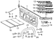 Toyota Tacoma Emblem Diagram - 75473-04070