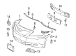 Toyota Bumper Diagram - 52119-06921